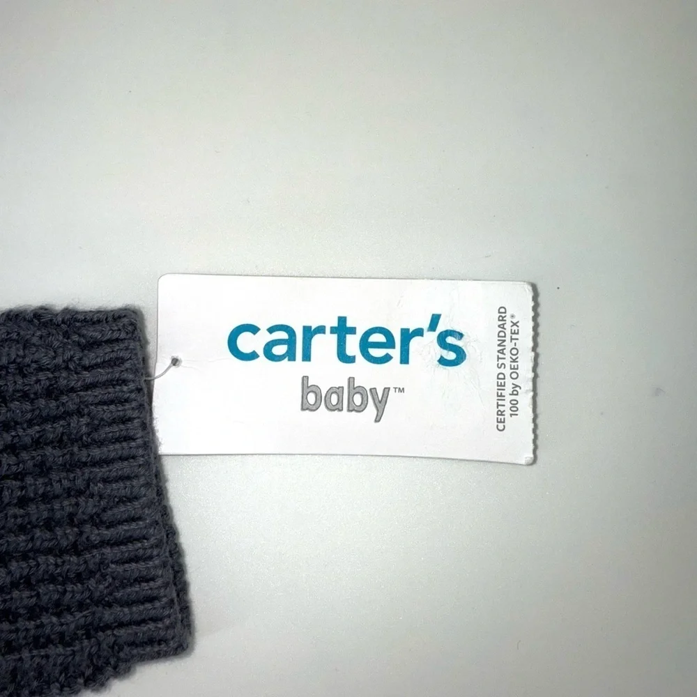 Carter's Dark Gray Bear Ears Sweater - New!